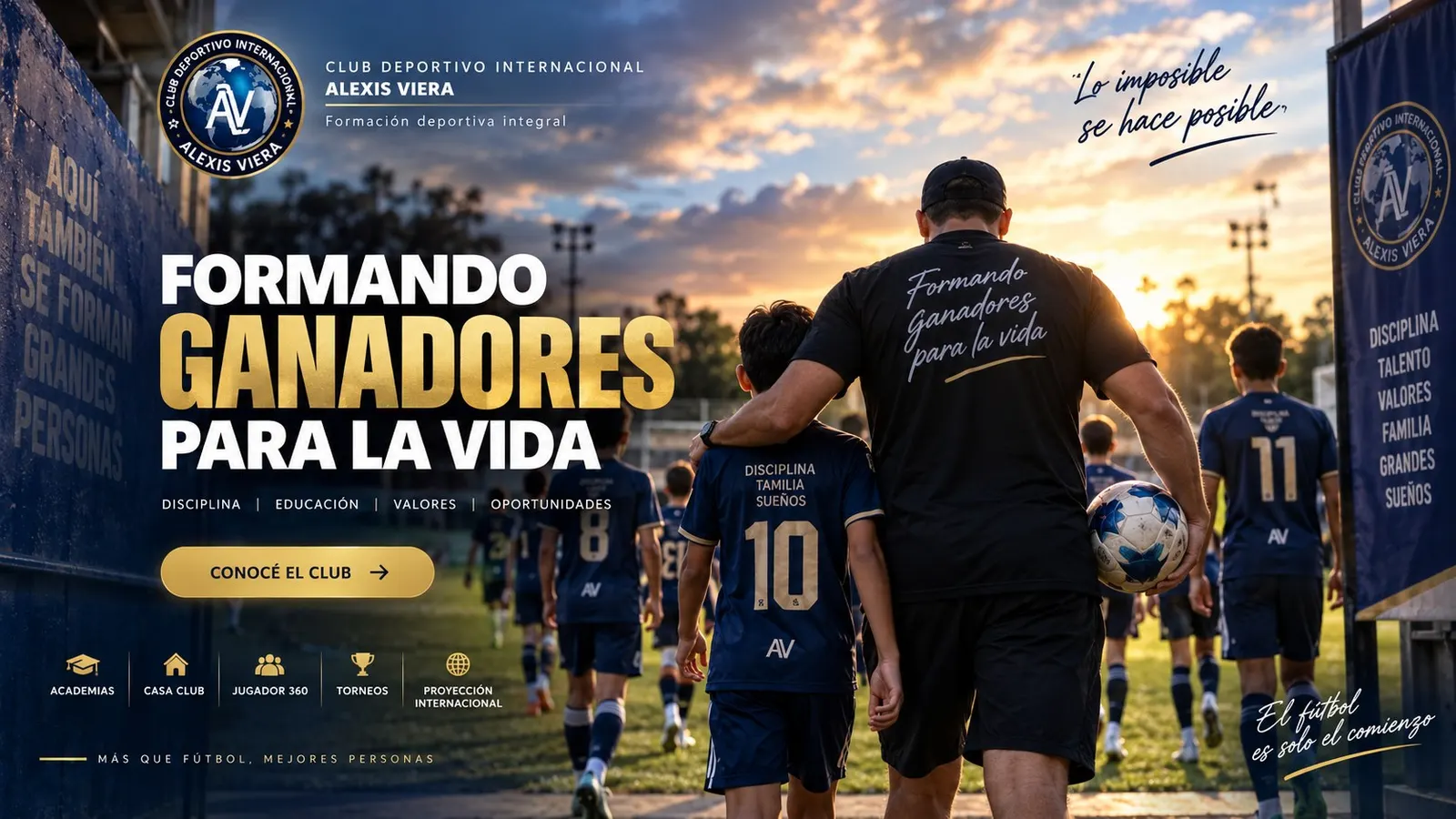Club Deportivo Internacional Alexis Viera — Formando ganadores para la vida